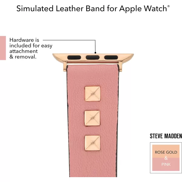 imageSteve Madden Fashion Studded Band for Apple WatchPinkRose Gold