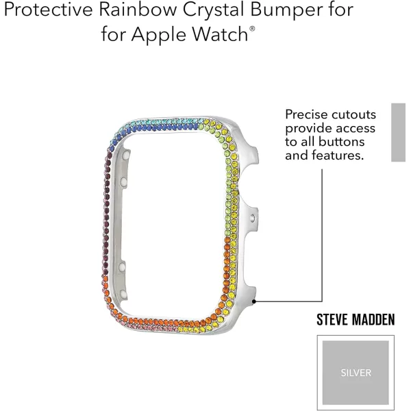 imageSteve Madden Genuine Crystal Bumper for Apple WatchSilverMulti