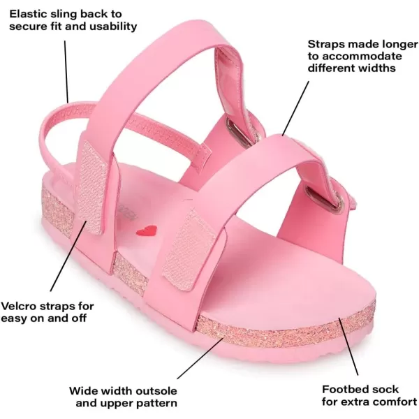 imageSteve Madden Girls Adaptive Double SandalPink Patent