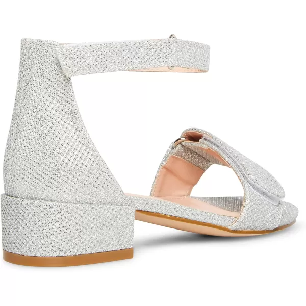 imageSteve Madden Girls Adaptive Irenne Heeled SandalSilver