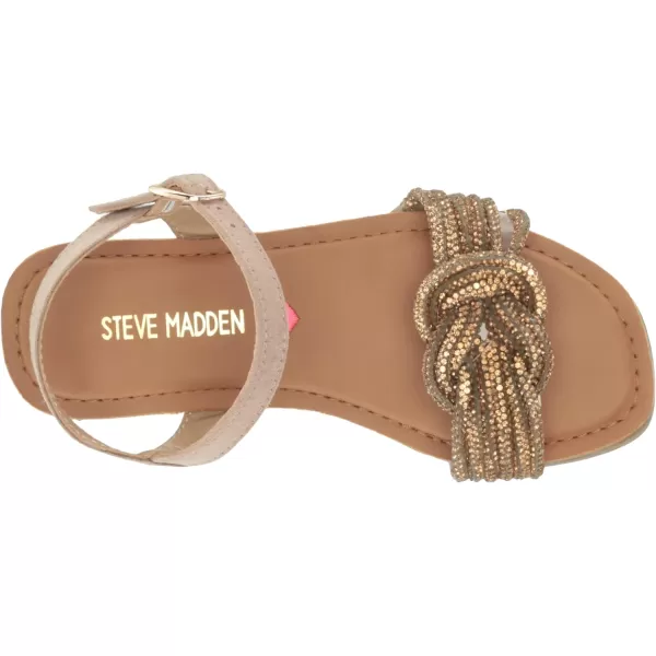imageSteve Madden Girls Adore Flat SandalBronze