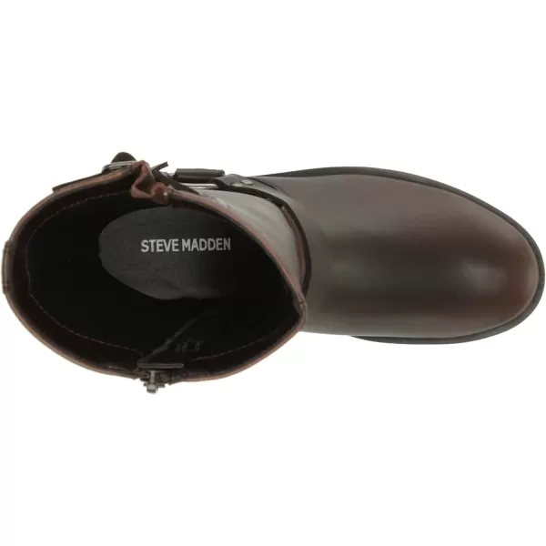 imageSteve Madden Girls Beckky Motorcycle BootBrown