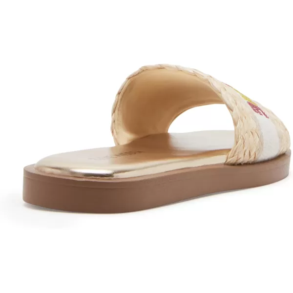 imageSteve Madden Girls Caprii Slide SandalNatural