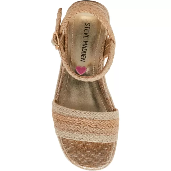 imageSteve Madden Girls Cleo Wedge SandalNatural