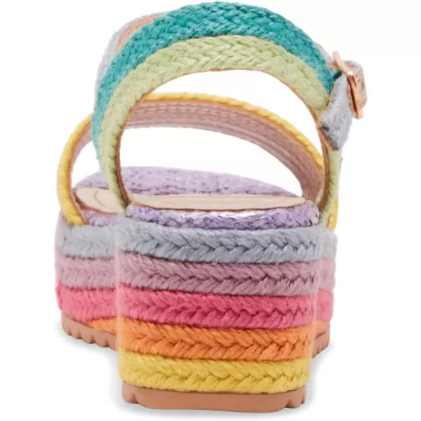 imageSteve Madden Girls Cleo Wedge SandalRainbow Multi