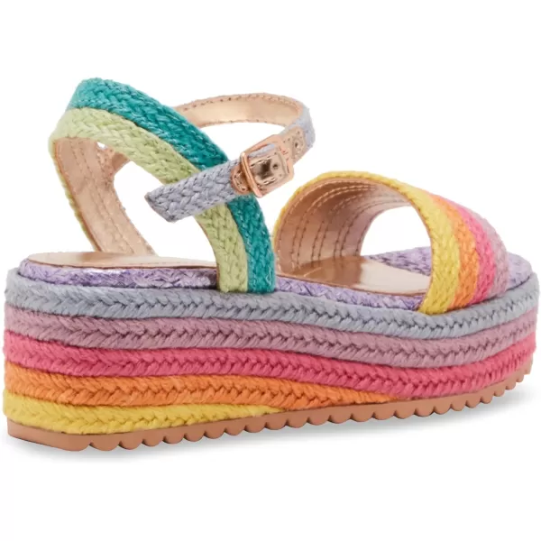 imageSteve Madden Girls Cleo Wedge SandalRainbow Multi