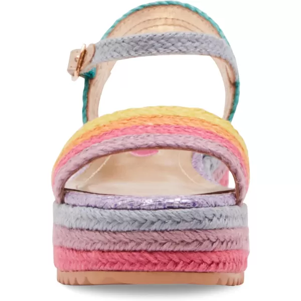 imageSteve Madden Girls Cleo Wedge SandalRainbow Multi