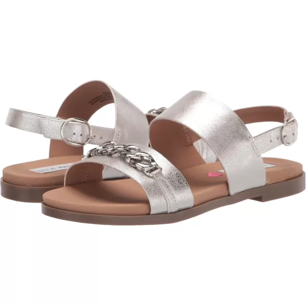 imageSteve Madden Girls Darcy Flat SandalSilver