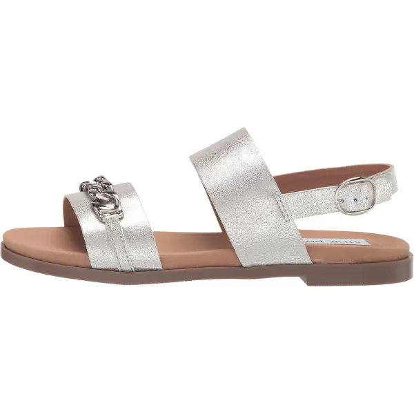 imageSteve Madden Girls Darcy Flat SandalSilver