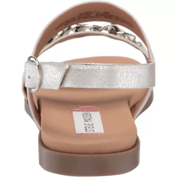 imageSteve Madden Girls Darcy Flat SandalSilver