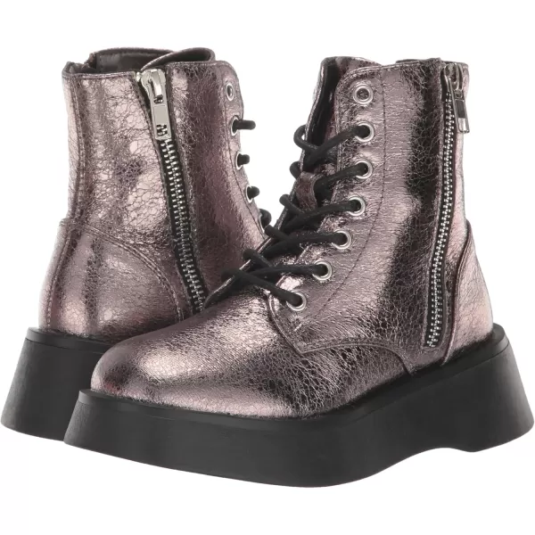 imageSteve Madden Girls Figaro Combat BootPewter