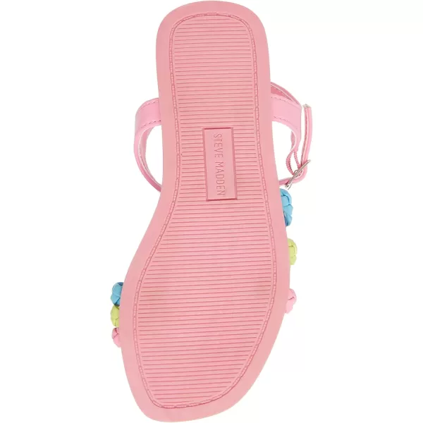 imageSteve Madden Girls Georjia Flat SandalPastel Multi