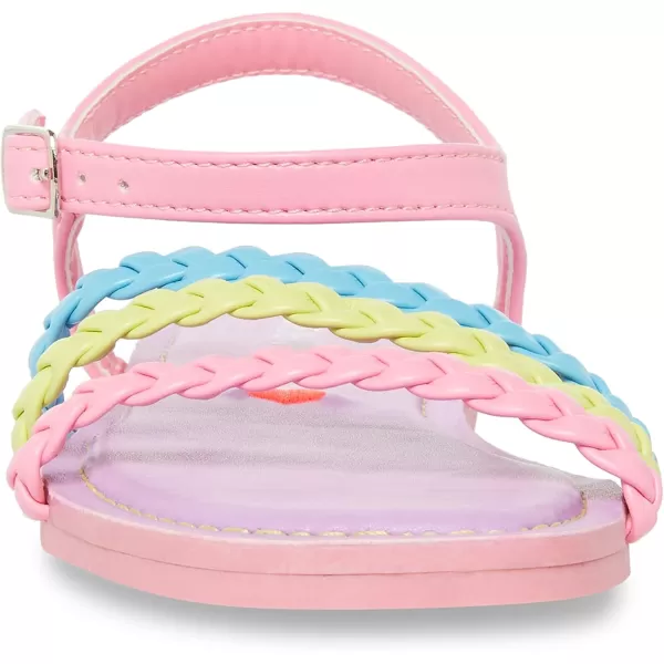 imageSteve Madden Girls Georjia Flat SandalPastel Multi