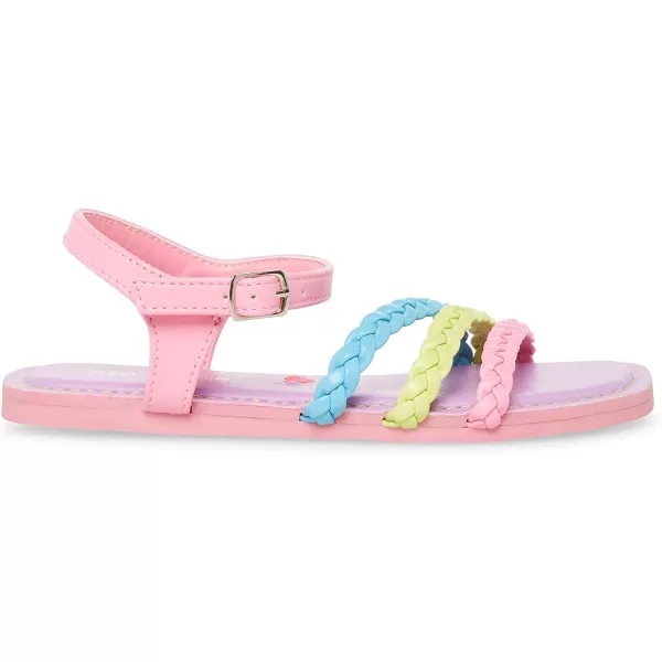 imageSteve Madden Girls Georjia Flat SandalPastel Multi