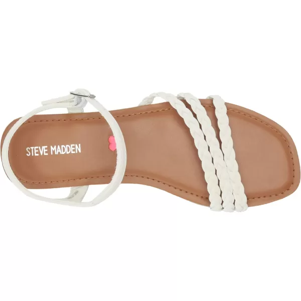 imageSteve Madden Girls Georjia Flat SandalWhite