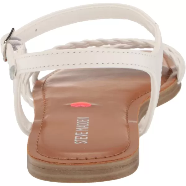 imageSteve Madden Girls Georjia Flat SandalWhite
