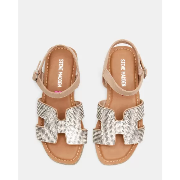 imageSteve Madden Girls Haydin Flat SandalRhinestone