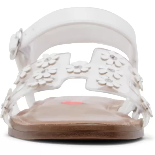 imageSteve Madden Girls Haydin Flat SandalWhite Multi