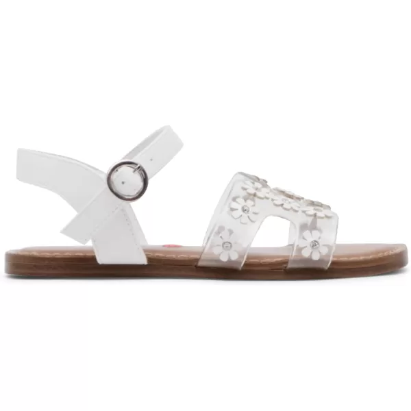 imageSteve Madden Girls Haydin Flat SandalWhite Multi