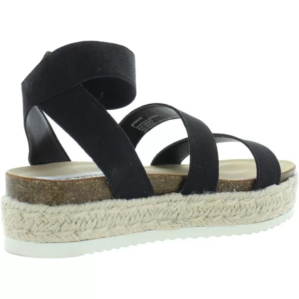 imageSteve Madden Girls Kimmie Espadrille Wedge SandalBlack