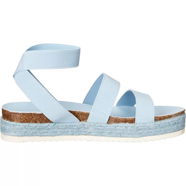 imageSteve Madden Girls Kimmie Espadrille Wedge SandalBlue
