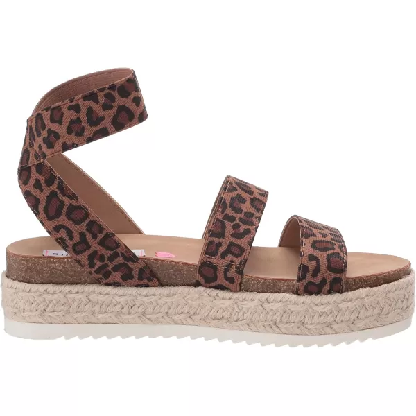 imageSteve Madden Girls Kimmie Espadrille Wedge SandalLeopard