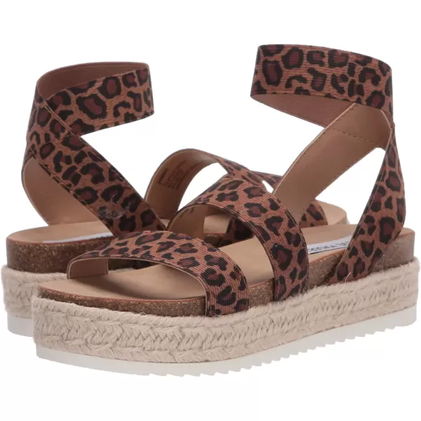 imageSteve Madden Girls Kimmie Espadrille Wedge SandalLeopard