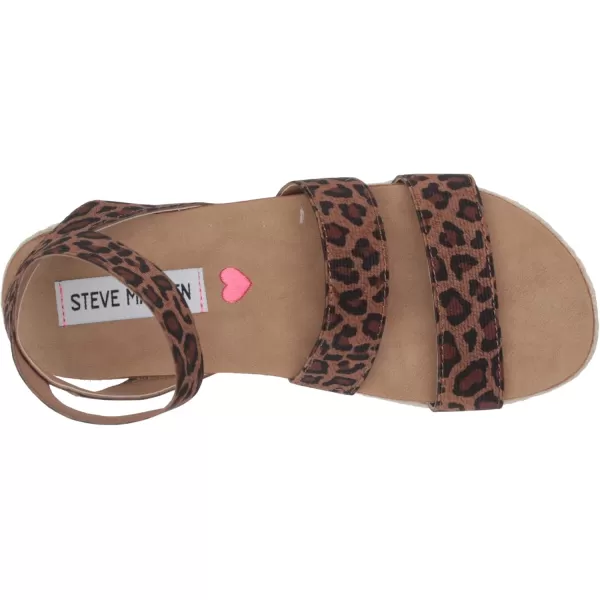 imageSteve Madden Girls Kimmie Espadrille Wedge SandalLeopard