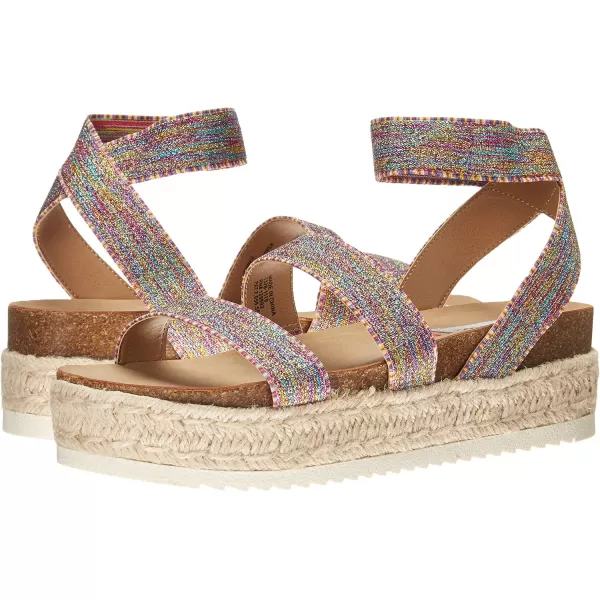 imageSteve Madden Girls Kimmie Espadrille Wedge SandalMulti