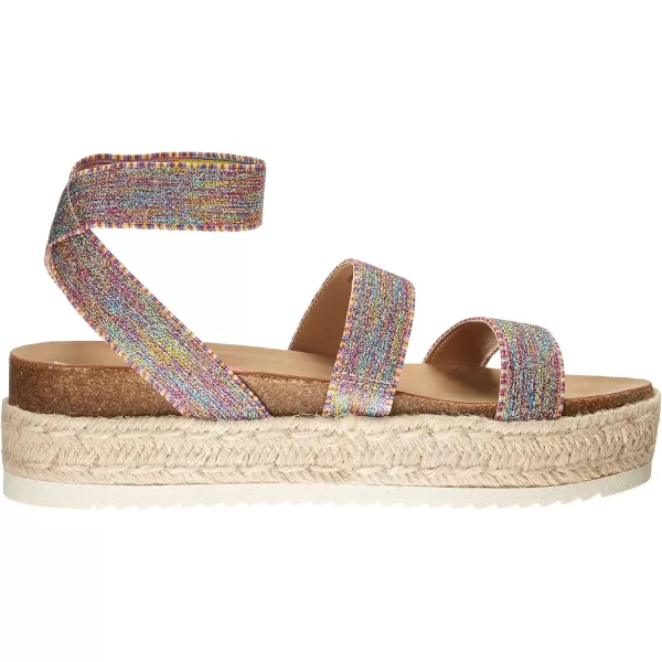 imageSteve Madden Girls Kimmie Espadrille Wedge SandalMulti
