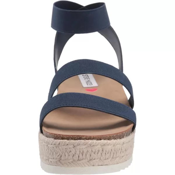 imageSteve Madden Girls Kimmie Espadrille Wedge SandalNavy