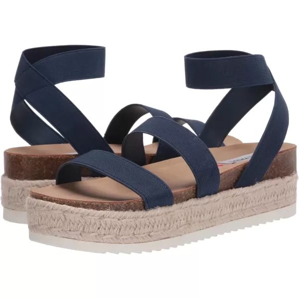 imageSteve Madden Girls Kimmie Espadrille Wedge SandalNavy