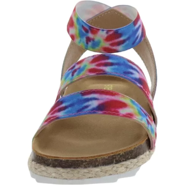 imageSteve Madden Girls Kimmie Espadrille Wedge SandalTiedye