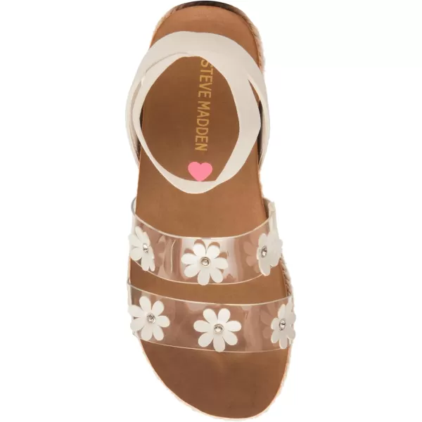 imageSteve Madden Girls Krissy SandalWhite