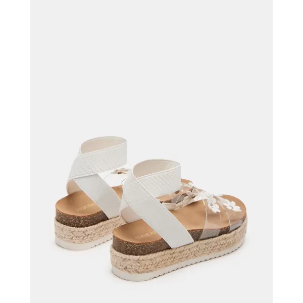 imageSteve Madden Girls Krissy SandalWhite