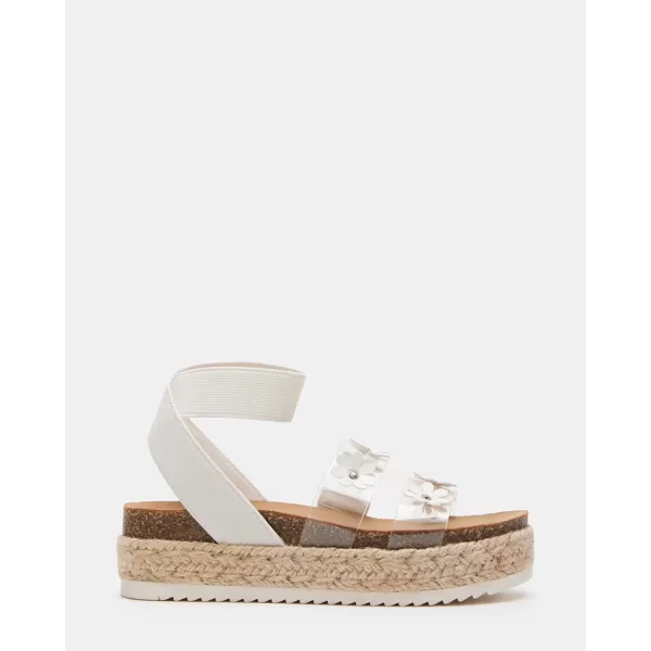 imageSteve Madden Girls Krissy SandalWhite