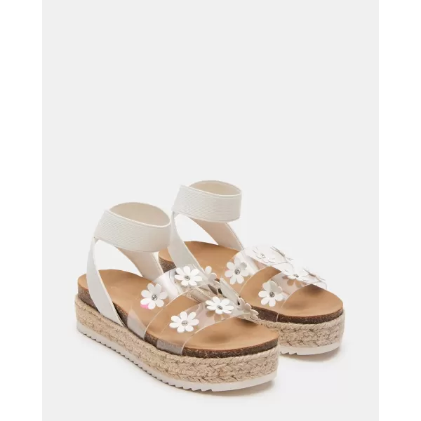imageSteve Madden Girls Krissy SandalWhite
