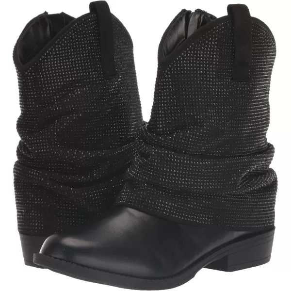 imageSteve Madden Girls Lassy Western BootBlack