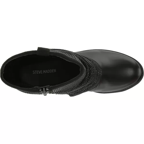imageSteve Madden Girls Lassy Western BootBlack