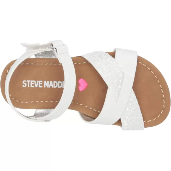 imageSteve Madden Girls League Flat SandalWhite