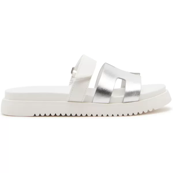 imageSteve Madden Girls Mayven Slide SandalWhite Multi