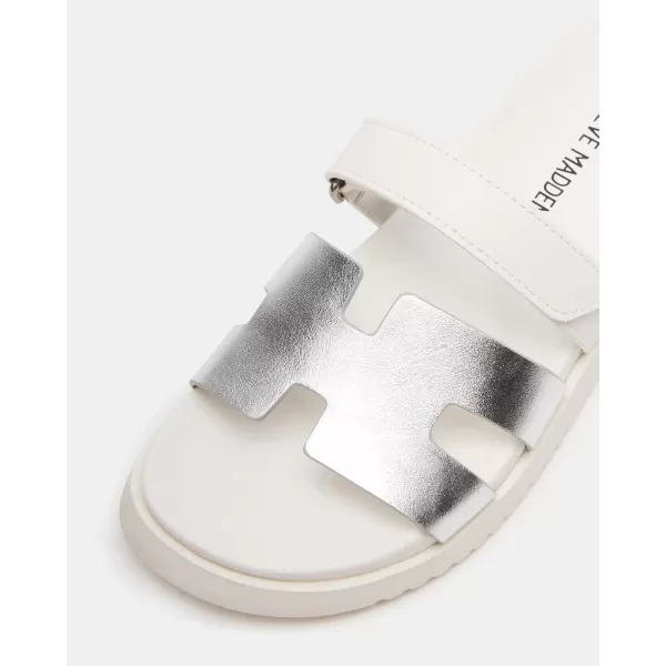 imageSteve Madden Girls Mayven Slide SandalWhite Multi