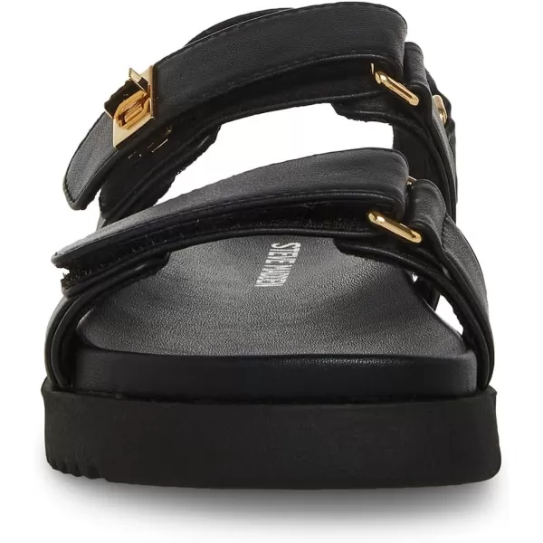 imageSteve Madden Girls Mona Flat SandalBlack