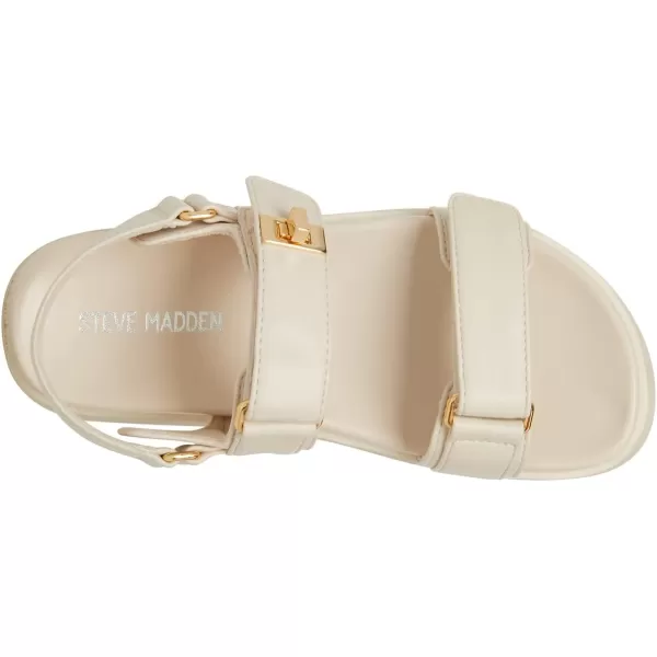 imageSteve Madden Girls Mona Flat SandalBone