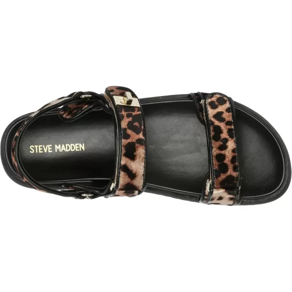 imageSteve Madden Girls Mona Flat SandalLeopard