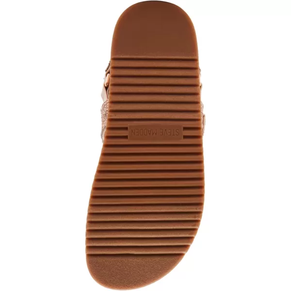 imageSteve Madden Girls Mona Flat SandalRose Gold Rhinestone