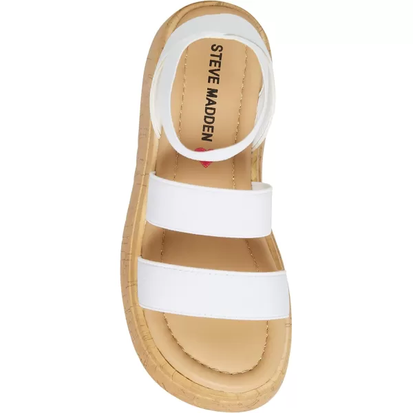 imageSteve Madden Girls Sammie SandalWhite