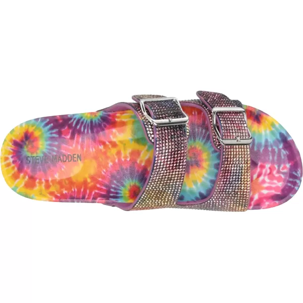 imageSteve Madden Girls Shoes Leena Slide SandalTiedye
