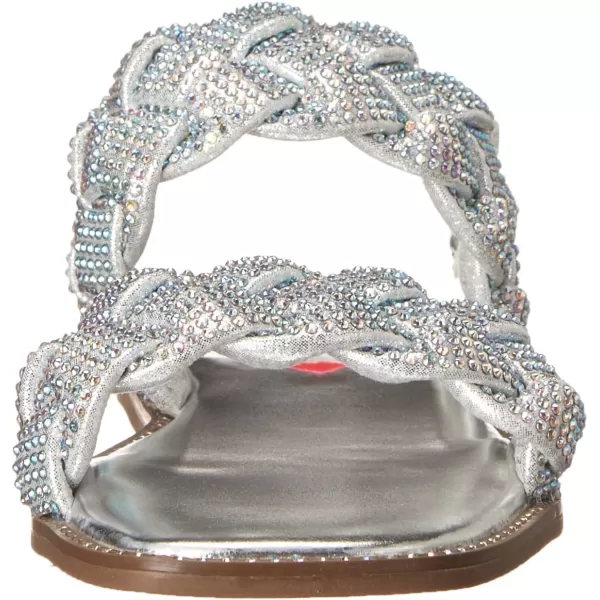 imageSteve Madden Girls Shoes Newbie Flat SandalSilver