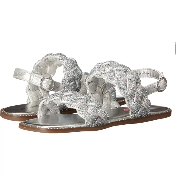 imageSteve Madden Girls Shoes Newbie Flat SandalSilver